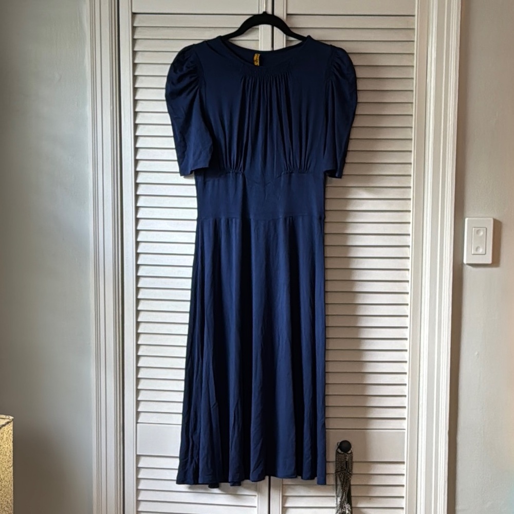 Elegant Navy Blue Dress